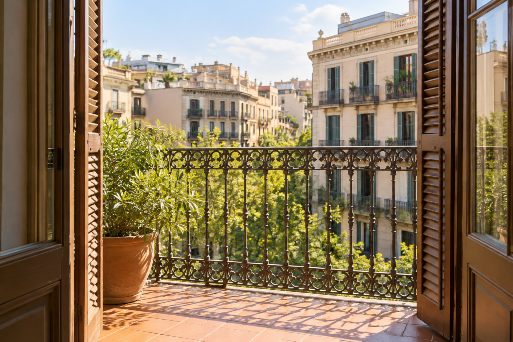 Vivienda con balcón